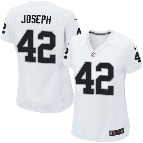 Women's Limited Karl Joseph Nike Jersey White Road - #42 NFL Oakland Raiders